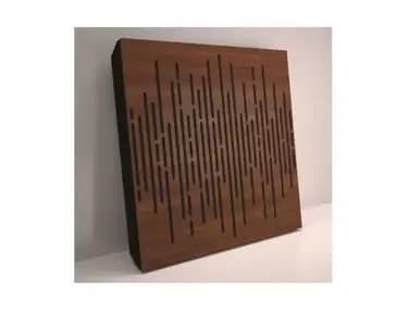 UA Acoustics Sound Absorption-Diffuse Acoustic Panel, "Wave" (Nut)