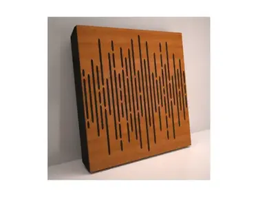 UA Acoustics Sound Absorption-Diffuse Acoustic Panel, "Wave" (Cherry)