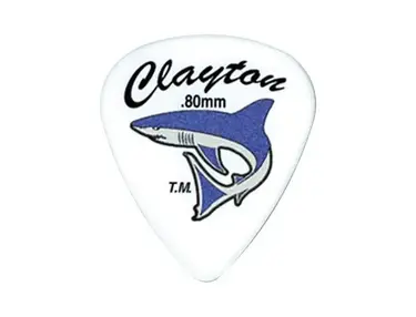Clayton Sand Shark Acetal Grip Guitar Pick .80 mm