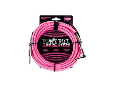 Ernie Ball Instrument Cable Neon Pink 6m