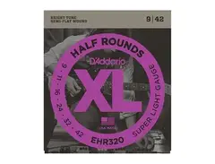 D'Addario EHR320 Half Round Electric Guitar Strings (09-42) main image