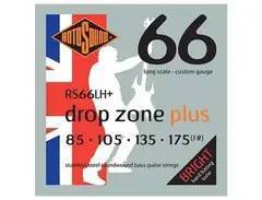 Rotosound RS66LH+ Drop Zone Plus Stainless Steel Bass Strings (85-175) main image