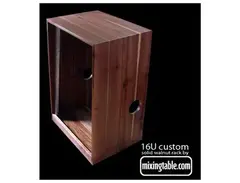 Mixingtable 16U Custom Solid Wood Rack main image