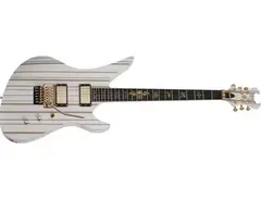 Schecter Synyster Custom white/gold pinstripes main image