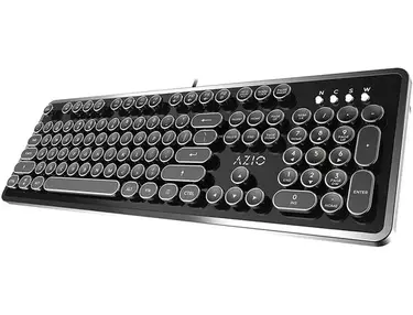 Azio Retro - USB Mechanical Keyboard (Blue Switch)