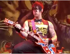 Schecter Zacky Vengeance Confederate Flag Guitar main image