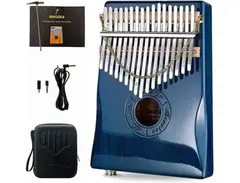 Moozica 17-Key Kalimba with Built-in Pickup, Blue main image