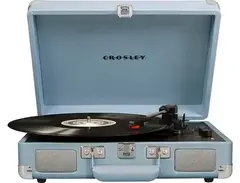 Crosley Cruiser Deluxe Suitcase Turntable, Tourmaline main image