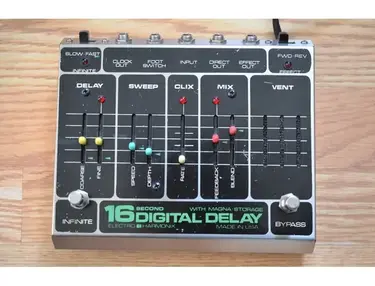 Electro-Harmonix 16 Second Digital Delay Pedal | Equipboard Electro-Harmonix 16 Second Digital Delay Pedal | Equipboard