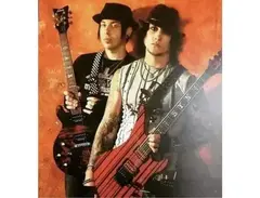 Schecter Synyster Gates Red with Black Pinstripes