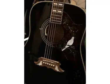 Epiphone Dove Custom Ltd Edition 2008 Black