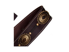 Richter Straps Motﾔrhead Strap Brown / Old Brass Guitar Strap image 3