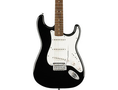 Squier Affinity Series Stratocaster Electric Guitar Pack With Fender Mustang Micro Black image 2