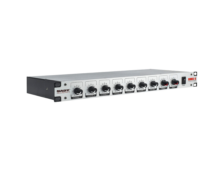 NADY RMX-6 6 channel Rackmount Mono Microphone / Line mixer - What To ...