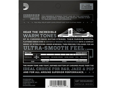 D'Addario ECB81-5 Chromes XL Flatwound Bass Strings - Light Gauge image 2