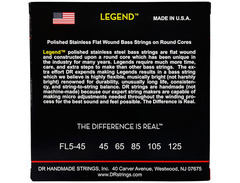 DR Strings Flatwound Legend 5-String Bass Medium image 2