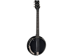 Dean Backwoods 6-String Banjo w/Pickup - Black Chrome image 2
