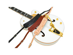 Gretsch Leather Deluxe Spaghetti Guitar Strap image 4