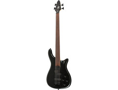 Rogue LX200BF Fretless Series III Electric Bass Guitar Pearl Black image 3
