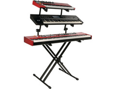 Quik Lok QL-623 X-Style Double Brace Three-Tier Heavy Duty Keyboard Stand image 2