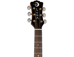 Luna Guitars Gypsy Spalt Grand Auditorium Acoustic-Electric Guitar image 3