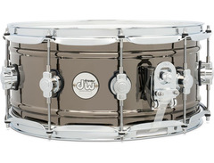 DW Design Series Snare Drum - 6.5" x 14" Black Nickel Over Brass image 2