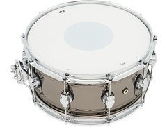 DW Design Series Snare Drum - 6.5" x 14" Black Nickel Over Brass image 4