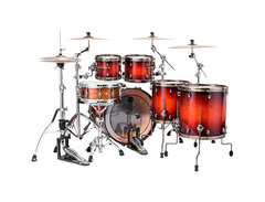 Mapex Saturn Evolution 5-piece Shell Pack - Limited-edition Maple Burl Blaze image 2