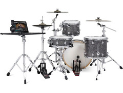 DW DWe 4-piece Drum Kit Bundle with Roland Electronic Cymbals, V51 Sound Module, and DW Hardware image 4