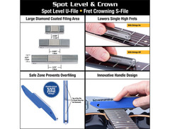 MusicNomad Premium Guitar Tech Fret Tool 18-piece Set image 2