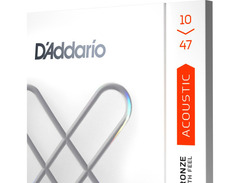 D'Addario	XS Phosphor Bronze Coated Acoustic Guitar Strings - Custom Light (11-52) image 3