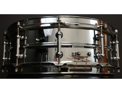 Pearl 5x14" STA1450S Sensitone Steel Snare Drum w/ Tube Lugs image 2