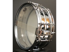 Pearl 5x14" STA1450S Sensitone Steel Snare Drum w/ Tube Lugs image 3
