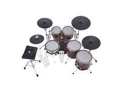 Roland VAD716 Electronic Drum Set - Satin Walnut image 2