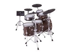Roland VAD716 Electronic Drum Set - Satin Walnut image 3