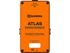 Acoustic control corporation GAMMA Atlas Boosted Overdrive Effects Pedal image 3