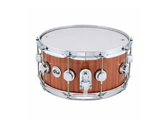 DW Cherry Mahogany Natural Lacquer With Nickel Hardware Snare Drum 14x6.5" image 3
