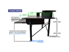 RAB Audio ProRak MK 88 Music Production Desk image 2