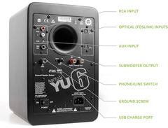 Kanto Audio YU6 Powered Bookshelf Speakers image 3