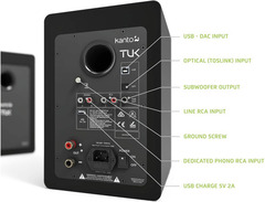 Kanto Audio Tuk Powered Bookshelf Speakers image 3
