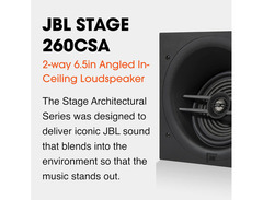 JBL Stage 260CSA Angled In-ceiling Loudspeaker image 2