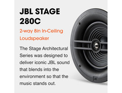 JBL Stage 280C In-ceiling Loudspeaker image 2