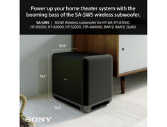 Sony SA-SW5 Wireless Subwoofer image 2