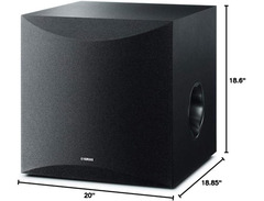Yamaha NS-SW100BL 10-inch 100-watt Subwoofer image 4