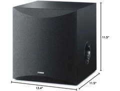 Yamaha NS-SW050BL 8-inch 100-watt Subwoofer image 3