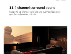 Denon AVR-X6800H 140-watt, 11.4-channel 8K A/V Receiver image 2