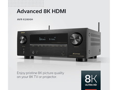 Denon AVR-X2800H 95-watt, 7.2-channel 8K A/V Receiver image 2