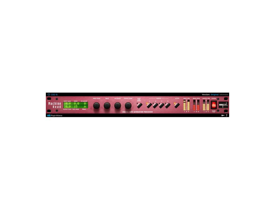 Brainworx (Plugin Alliance) SPL Machine Head Tape Emulation Plug-In ...