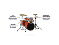 Yamaha Stage Custom Birch 5-Piece Shell Pack image 3
