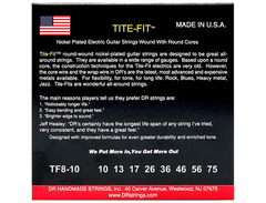 DR Strings TF8-10 8 String Tite-Fit Nickel Plated Medium image 3